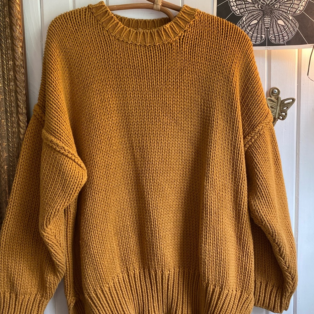 Vintage mustard sweater